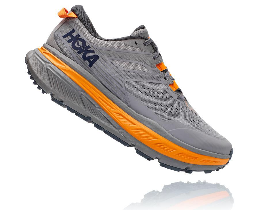 Tenis Hoka One One Trail Hombre Grises - Stinson Atr 6 - OAKM32806